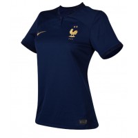 Camiseta Francia Karim Benzema #19 Primera Equipación para mujer Mundial 2022 manga corta